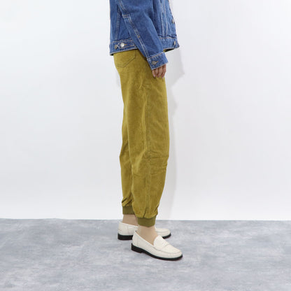 PINKO ロングパンツ マスタード コーデュロイ 1J10S0-Y6FL
