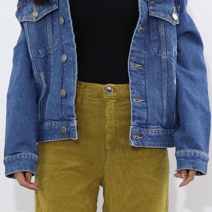 PINKO ロングパンツ マスタード コーデュロイ 1J10S0-Y6FL