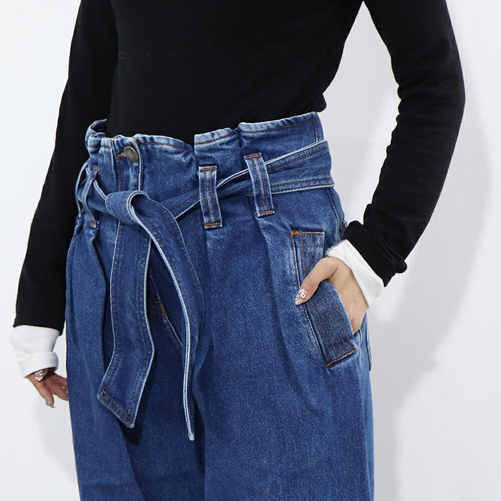 jincoワイドデニムパンツ　即購入可！ PINKO デニムパンツ ブルー ワイドパンツ 1J111A-A0A0 – LE CHIEN