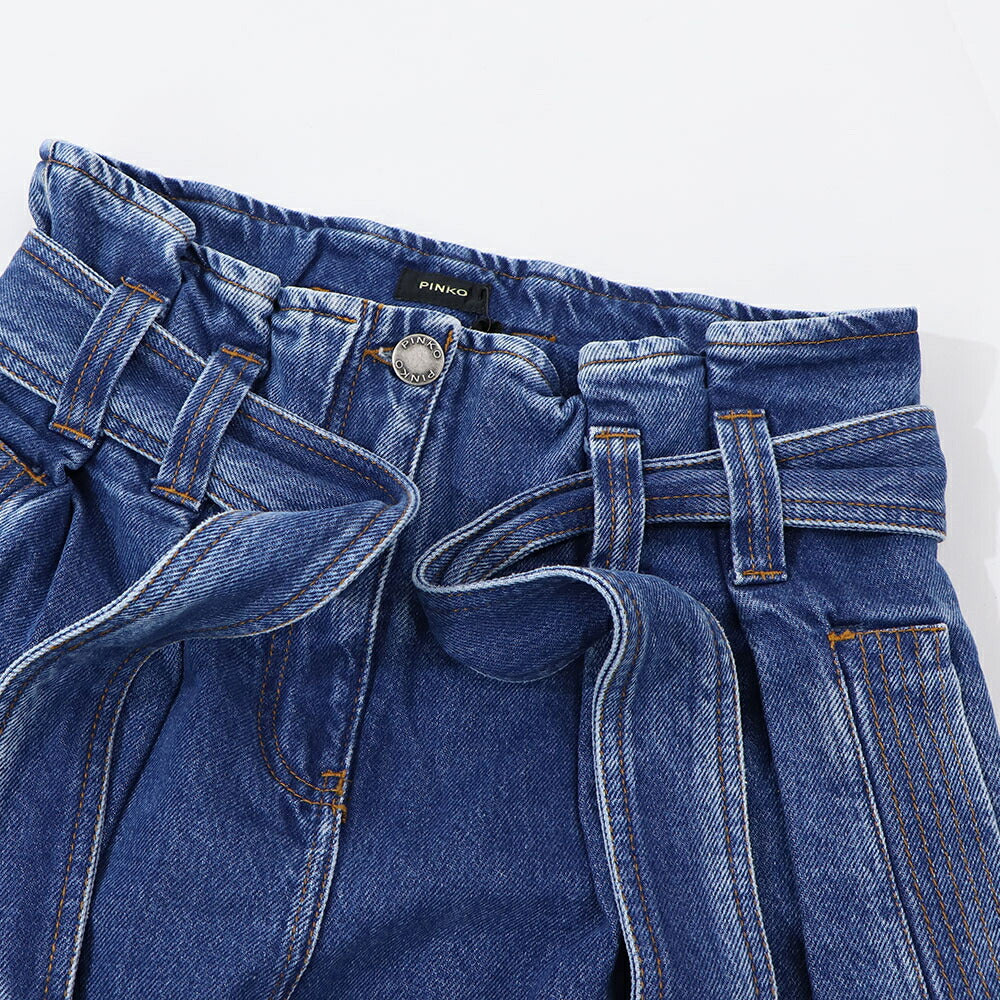 PINKO デニムパンツ ブルー ワイドパンツ 1J111A-A0A0 – LE CHIEN