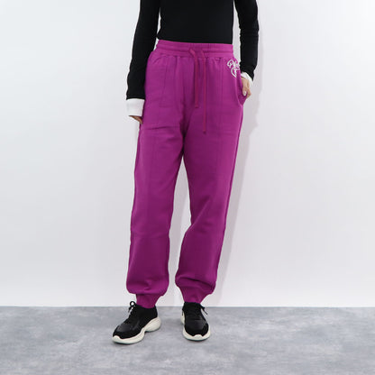 PINKO ロングパンツ パープル グリーン スエットパンツ ロゴ 1N12XZ-Y75F