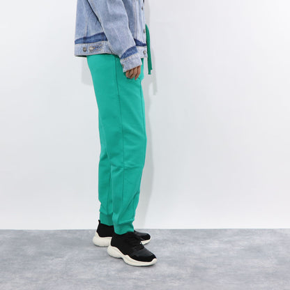 PINKO ロングパンツ パープル グリーン スエットパンツ ロゴ 1N12XZ-Y75F