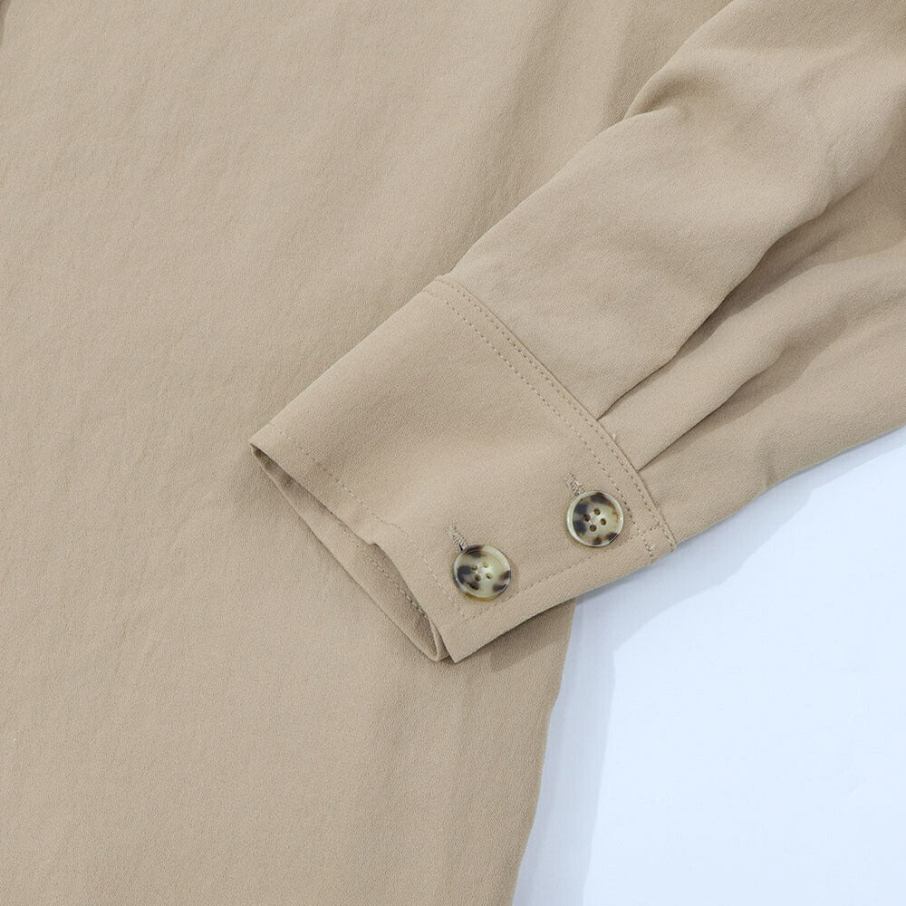 PINKO ワンピース ベージュ シャツワンピース ベルト付き 1B14G8-8070