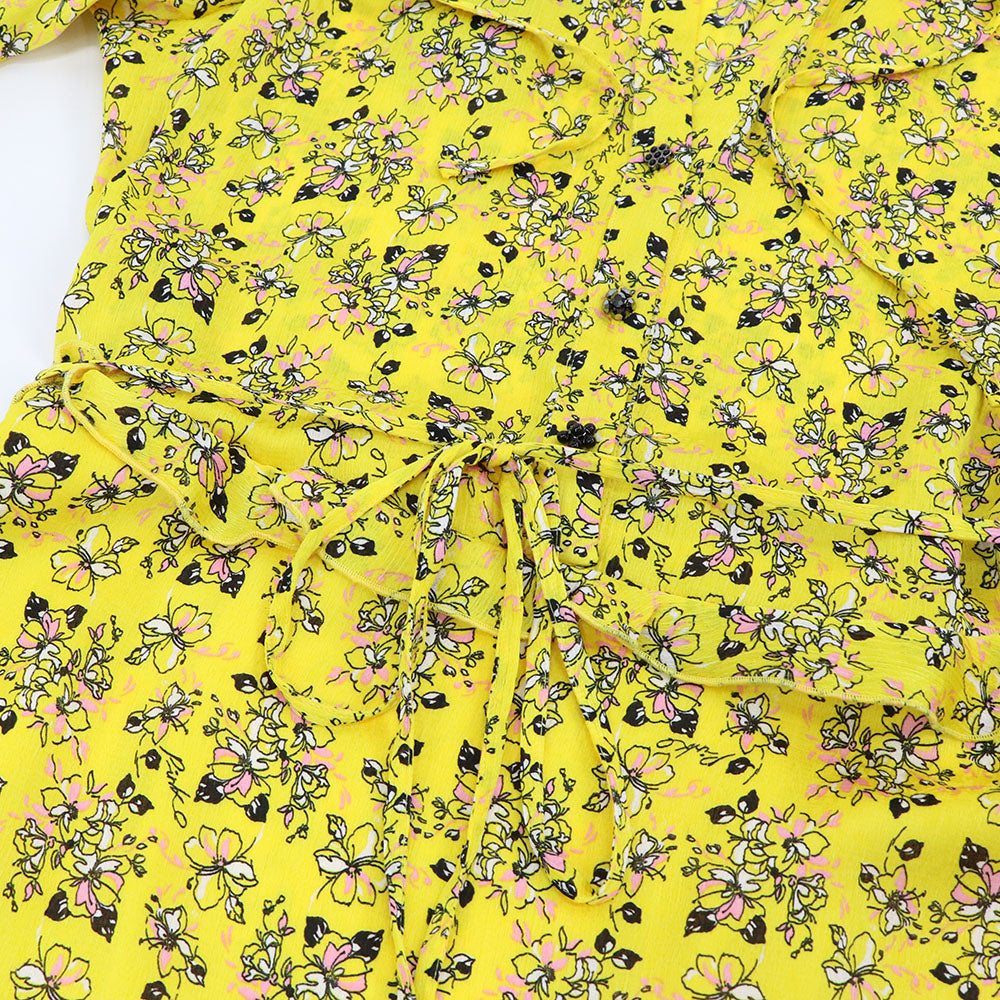 PINKO ピンコ レディース ワンピース イエロー 花柄 フラワープリント 1G16GP-Y7HK