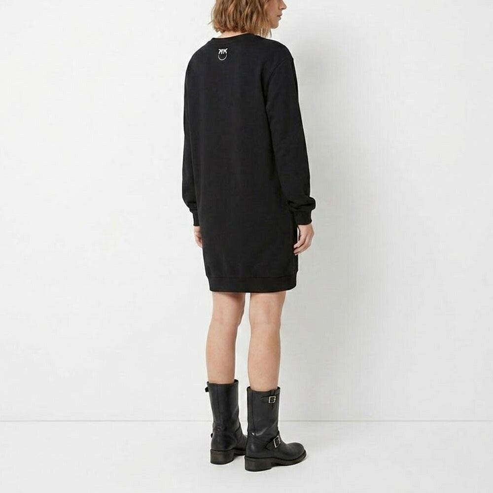 PINKO ピンコ レディース ワンピース ブラック コットン スウェットワンピース 1G16UH-Y54B