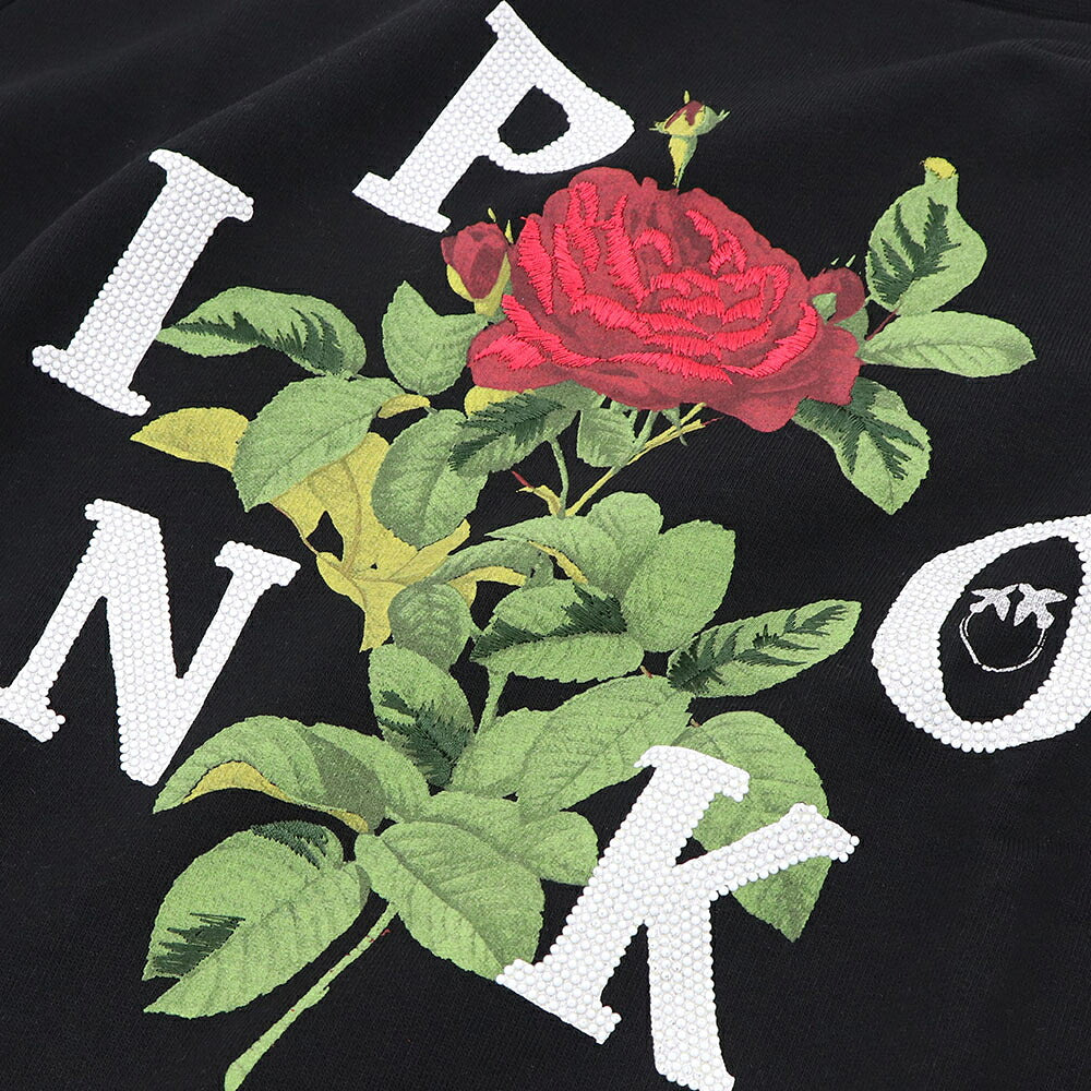 PINKO ピンコ レディース ワンピース ブラック コットン スウェットワンピース 1G16UH-Y54B