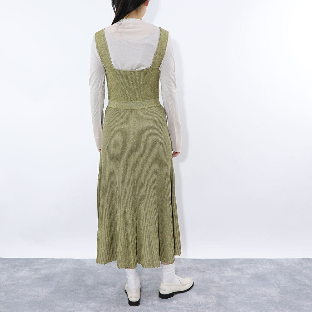 PINKO ワンピース カーキ ニットワンピース 1G17VB-Y45U