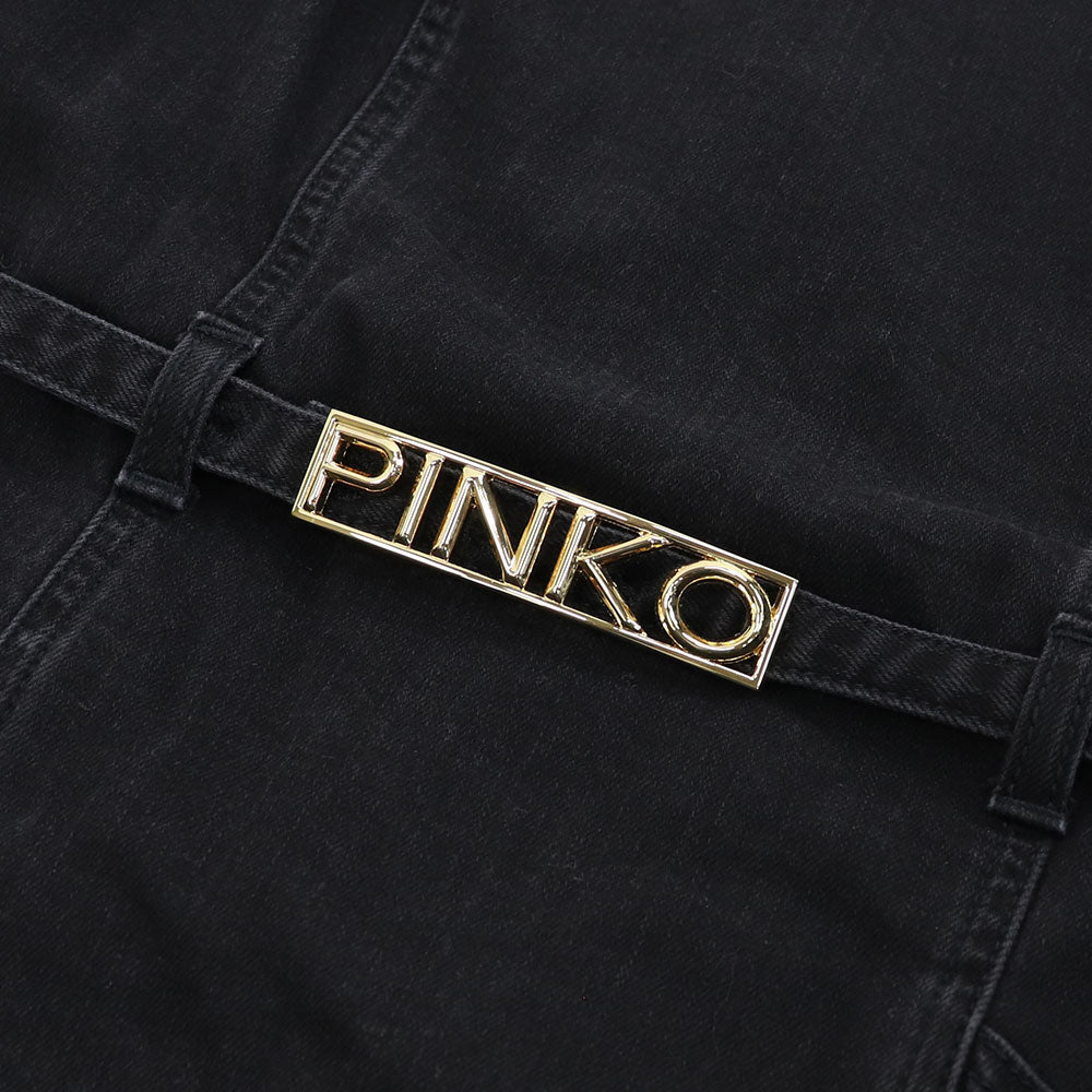 PINKO ピンコ レディース ワンピース ブラック タイトワンピース スパンコール 1J10JD-Y6FG