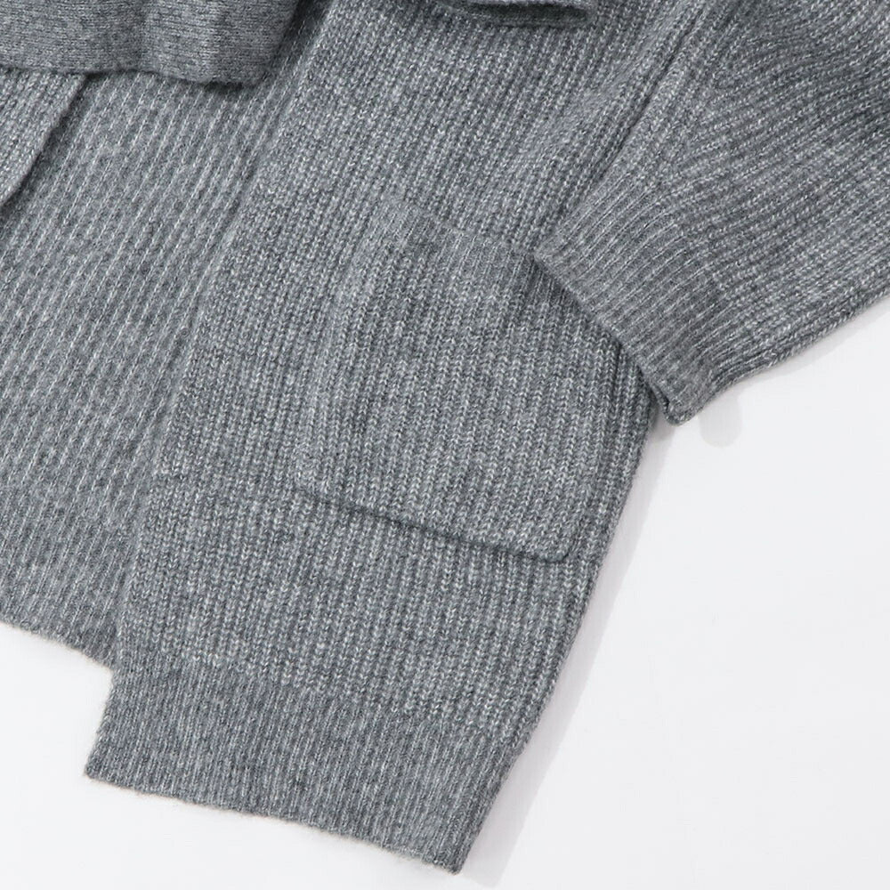 PINKO カーディガン・ボレロ グレー I97 ニットカーディガン シンプル 1G1582-Y6CF