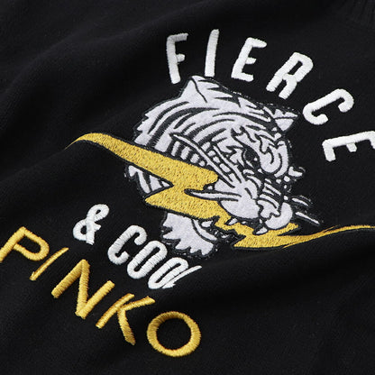 PINKO ニット ブラック ロゴ 刺繍 1G17N3-Y821