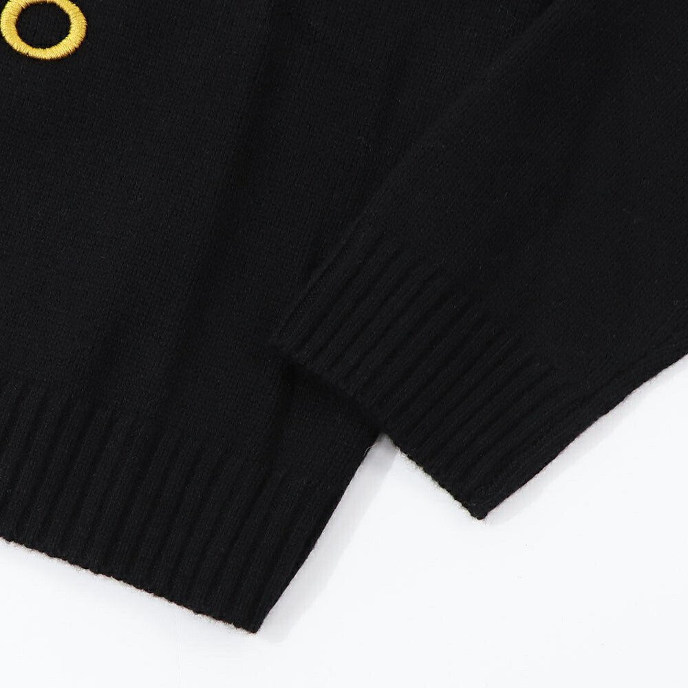 PINKO ニット ブラック ロゴ 刺繍 1G17N3-Y821