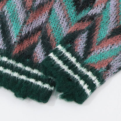 PINKO ニット グリーン ヘリンボーン 1B14VP-Y6ND