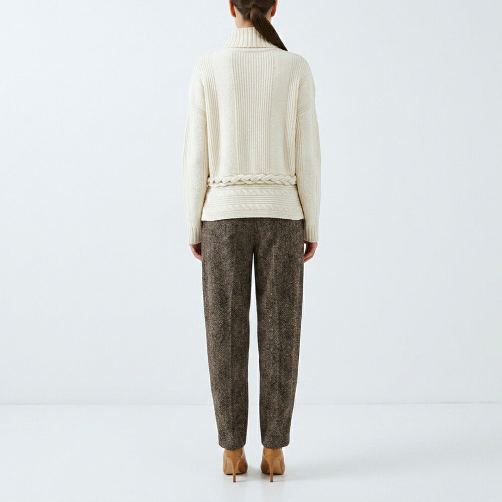 PINKO ピンコ レディース トップス ニット ホワイト ウール ハイネックニット 1G156U-Y6FB