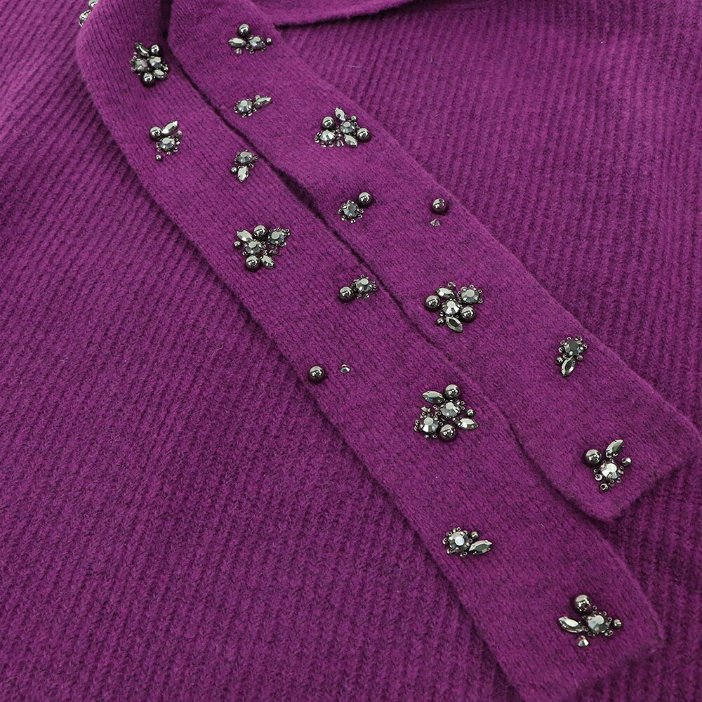 PINKO ピンコ レディース トップス ニット ピンク ポリアミド ボウタイ ビジュー 1G1578-Y6CF