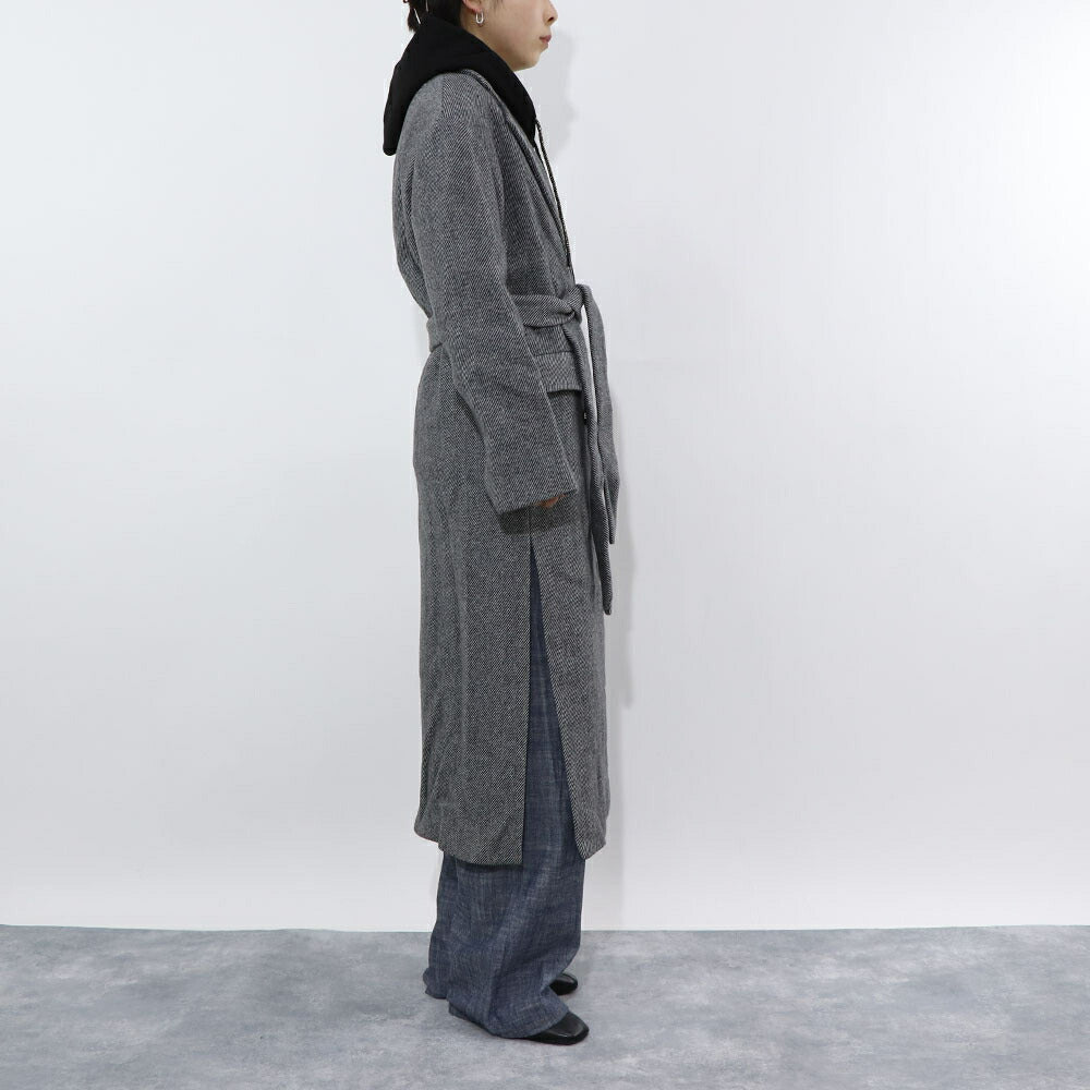 PINKO グレー ロングコート 1G16RV-Y7DY