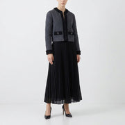PINKO ピンコ レディース アウター ジャケット・ブルゾン ブラック ノーカラージャケット ショート丈 1J10QN-Y7FL