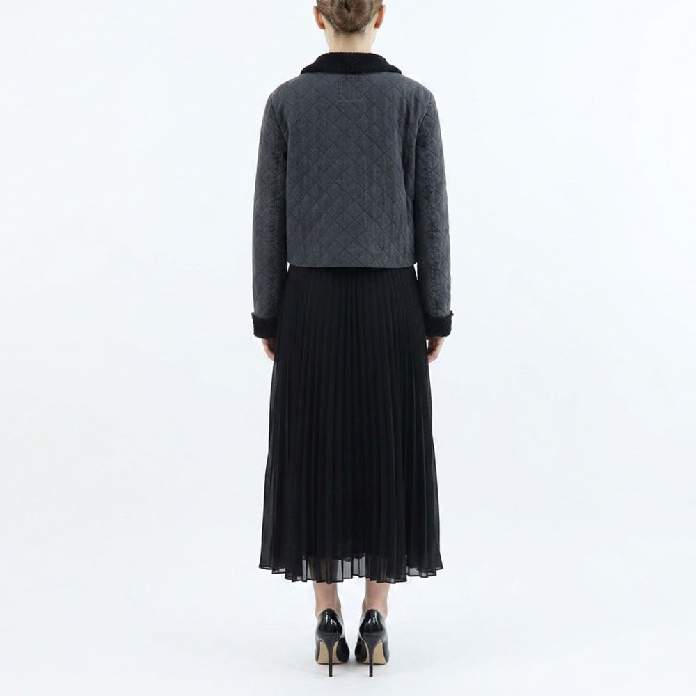 PINKO ピンコ レディース アウター ジャケット・ブルゾン ブラック ノーカラージャケット ショート丈 1J10QN-Y7FL