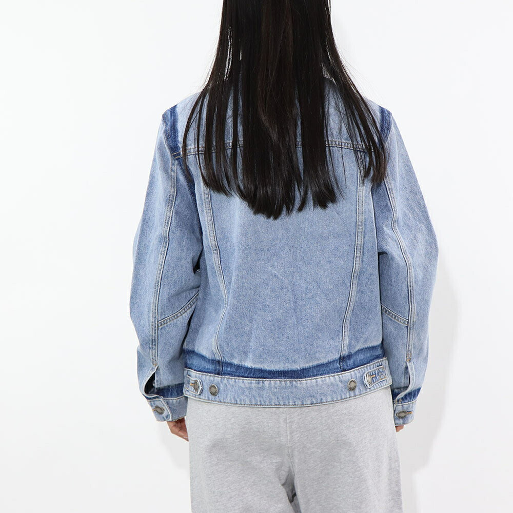 PINKO ブルー デニムジャケット1J10XK-Y83Q