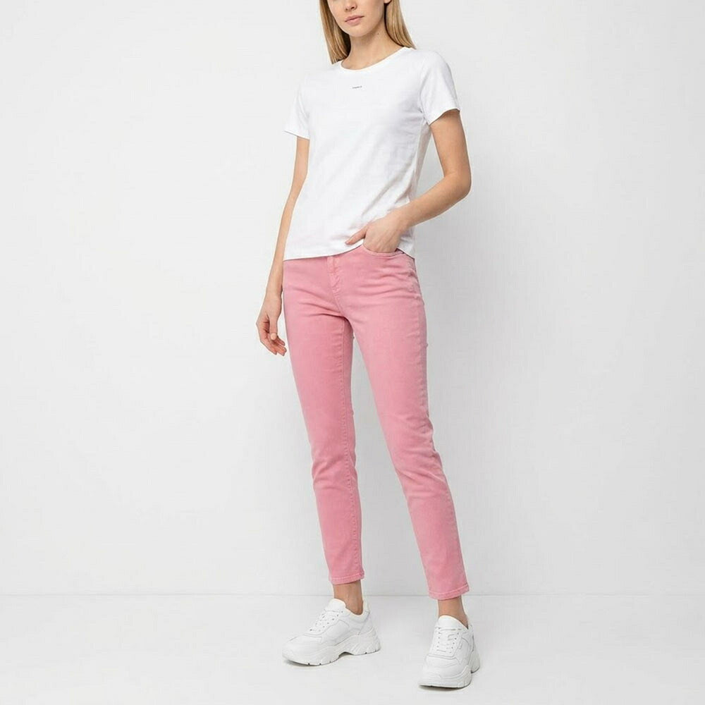 PINKO ピンコ レディース トップス Tシャツ・カットソー ホワイト コットン ロゴ 半袖 1G1649-Y4LX