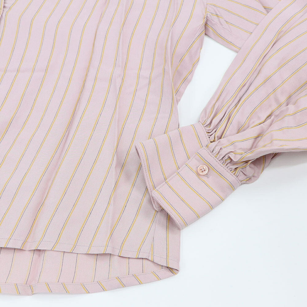PINKO シャツ・ブラウス ピンク スキッパーシャツ ストライプ 1G14Y7-7946