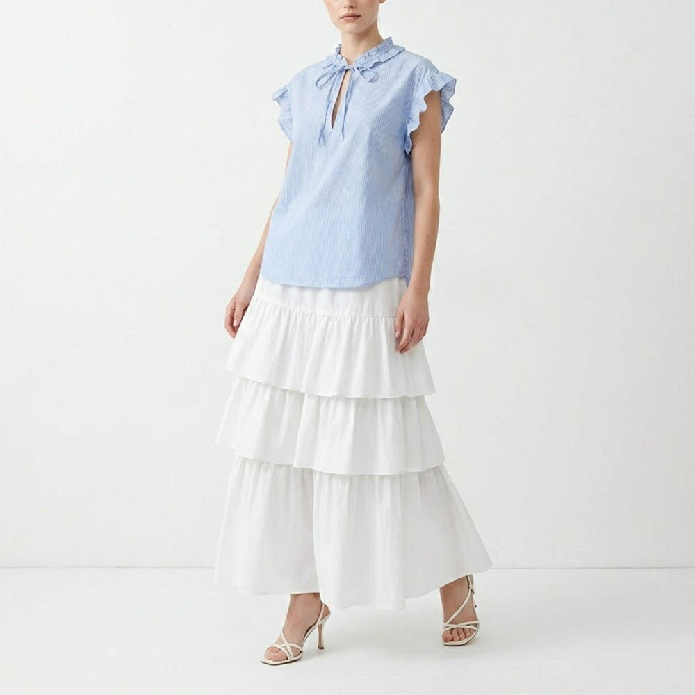 PINKO ピンコ レディース トップス シャツ・ブラウス ブルー コットン ストライプ 1G161M-8429