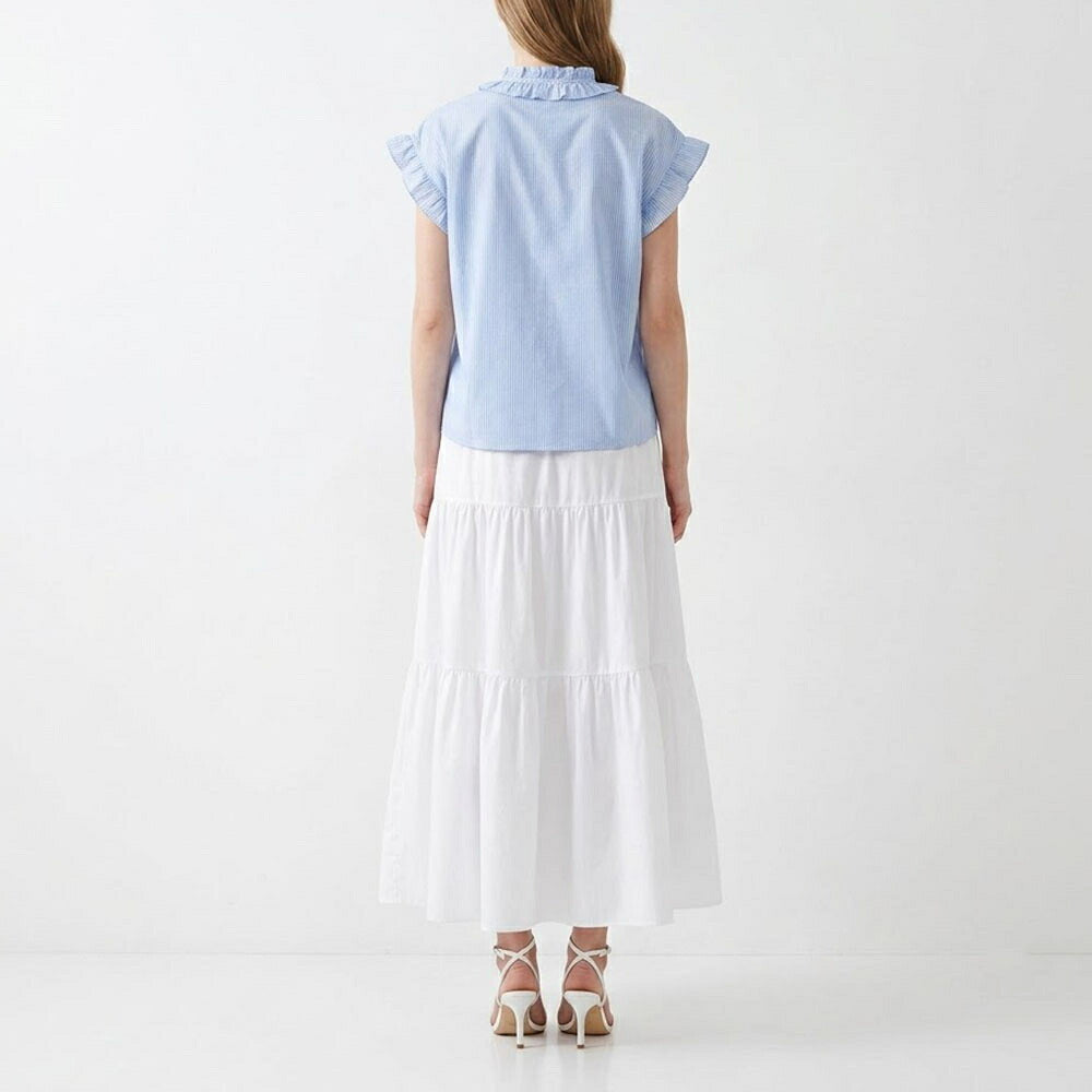PINKO ピンコ レディース トップス シャツ・ブラウス ブルー コットン ストライプ 1G161M-8429