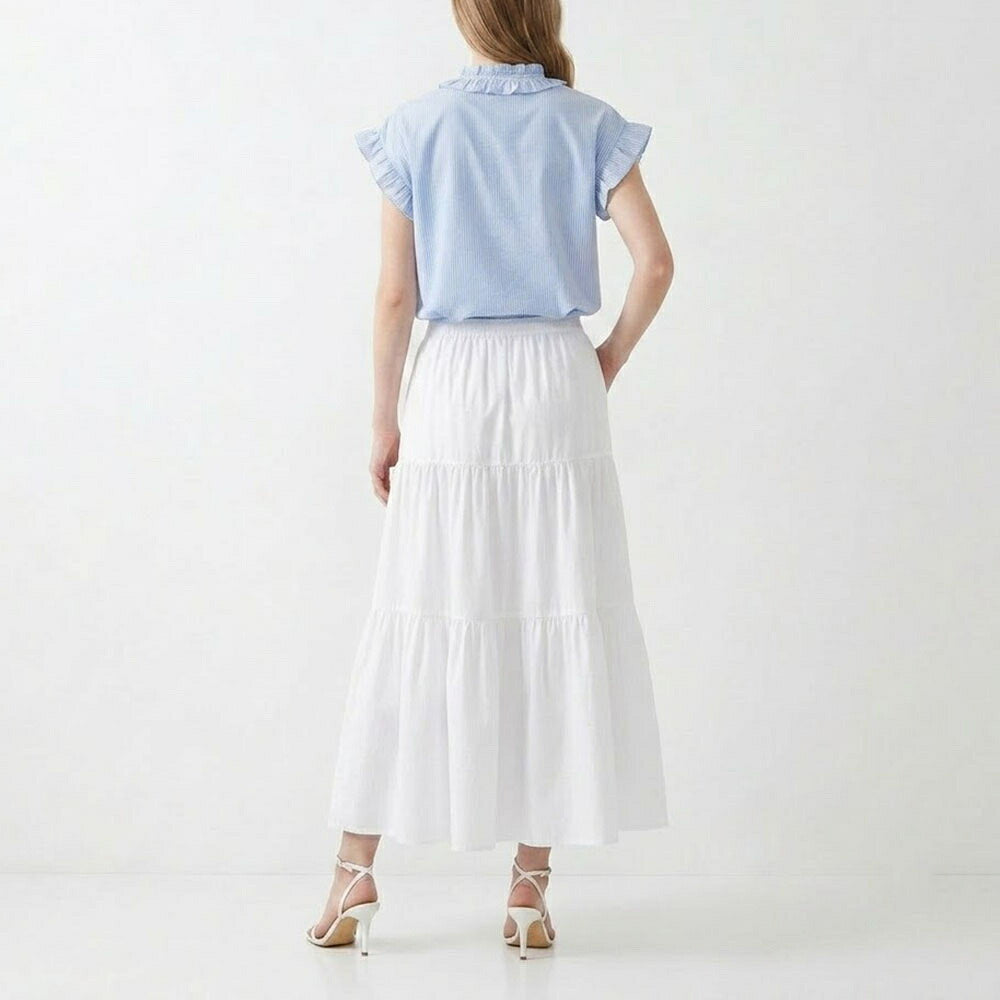 PINKO ピンコ レディース トップス シャツ・ブラウス ブルー コットン ストライプ 1G161M-8429