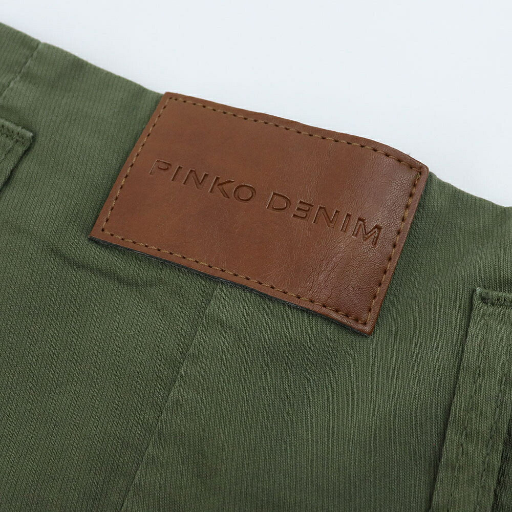 PINKO ピンコ レディース ボトムス ロングパンツ カーキ コットン カーゴパンツ 100336-A0KX