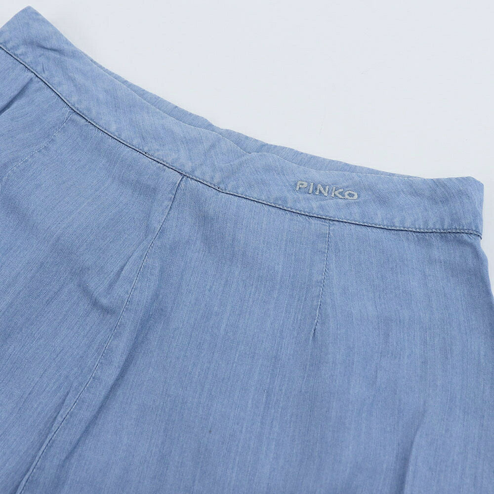 PINKO ピンコ レディース ボトムス デニムパンツ ブルー ワイドパンツ 1J10MQ-Y6X4
