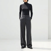PRADA Tシャツ ジャージー タートルネック トップ ブラック インナー 39528 1068