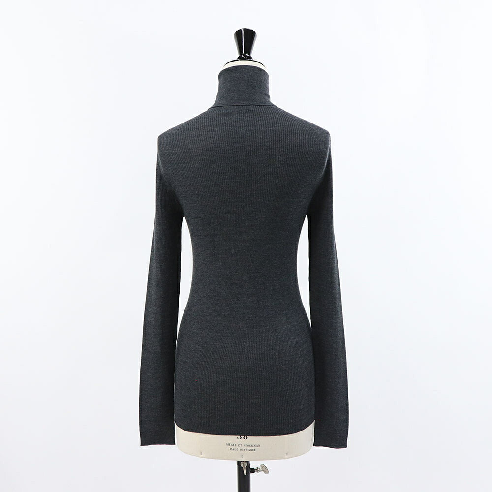 PRADA ニット ブラック タートルネック ロゴ P26445 11C8