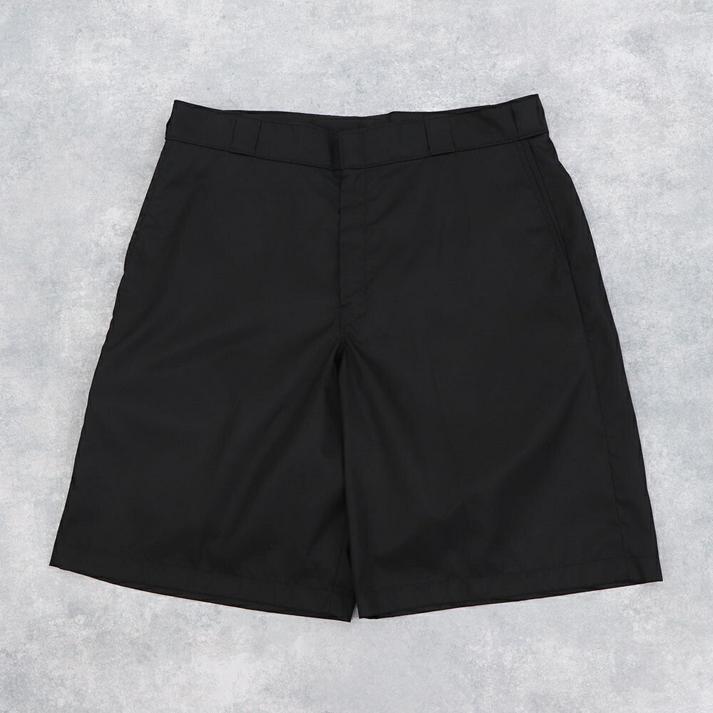 PRADA ショートパンツ メンズ ブラック ハーフパンツ ロゴ SPG32 1WQ8