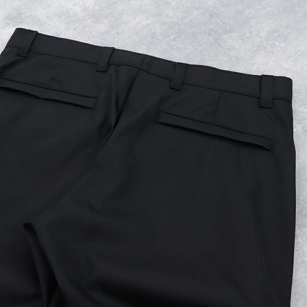 PRADA ロングパンツ メンズ ブラック カーゴパンツ トライアングルロゴ SPH130 1WQ8