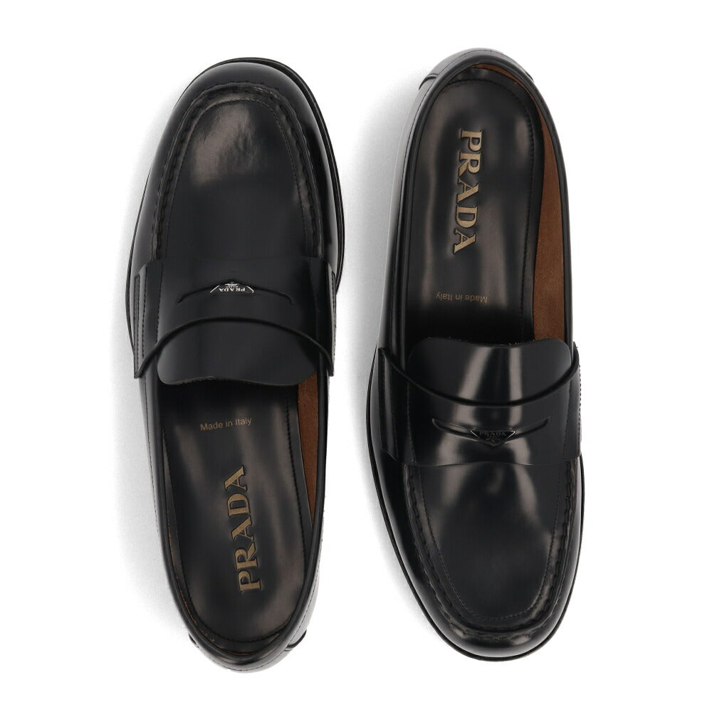 PRADA ローファ ブラック カーフスキン 革靴