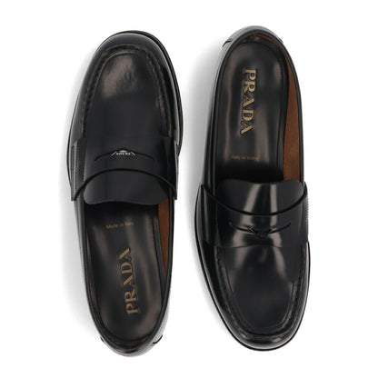PRADA ローファ ブラック カーフスキン 革靴