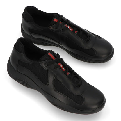 PRADA スニーカー アメリカズカップ レザー バイクファブリック