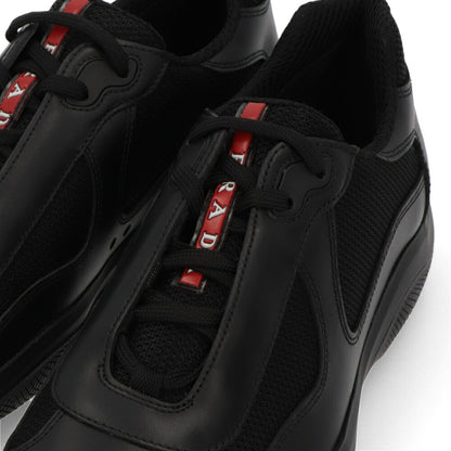 PRADA スニーカー アメリカズカップ レザー バイクファブリック