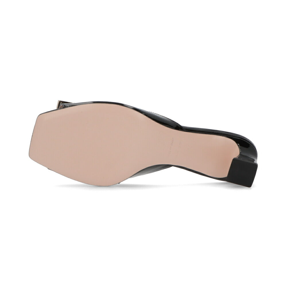 Roger Vivier ロジェ ヴィヴィエ サンダル ブラック クリーム グレージュ オープントゥ ミュール ヒールあり RVW74839190D1P