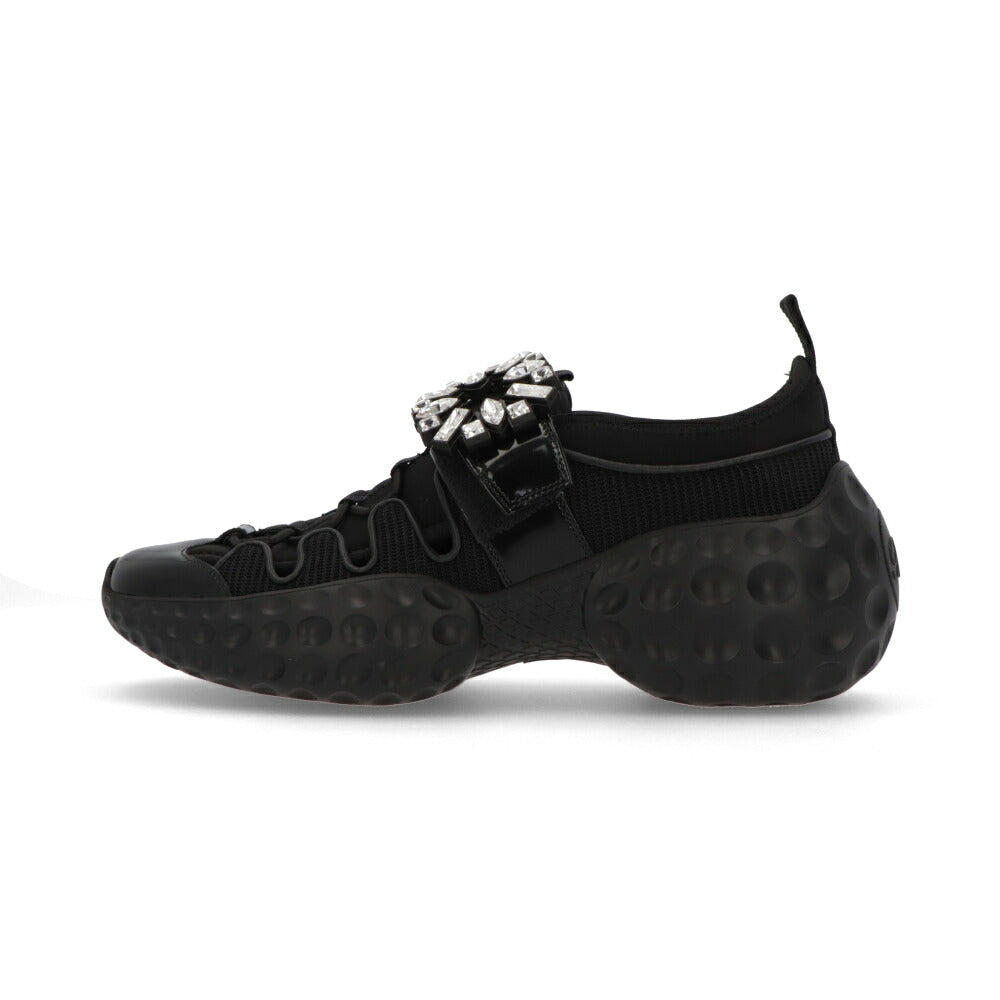 Roger Vivier スニーカー ブラック トレッキングシューズ ビジューバックル RVW63738940TU5