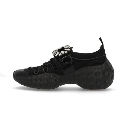 Roger Vivier スニーカー ブラック トレッキングシューズ ビジューバックル RVW63738940TU5