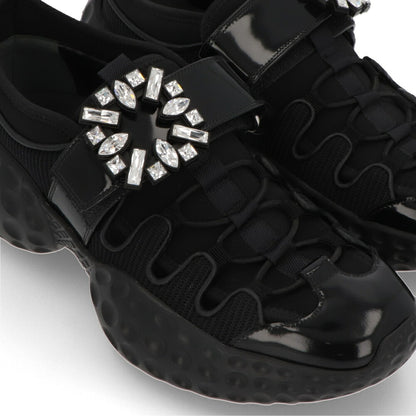 Roger Vivier スニーカー ブラック トレッキングシューズ ビジューバックル RVW63738940TU5