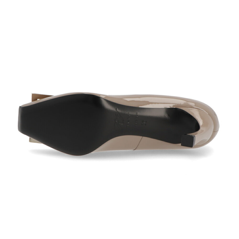 Roger Vivier ロジェ ヴィヴィエ パンプス ブラック グレー ベージュ パープル ゴールドプレート ヒールパンプス RVW40015280D1P