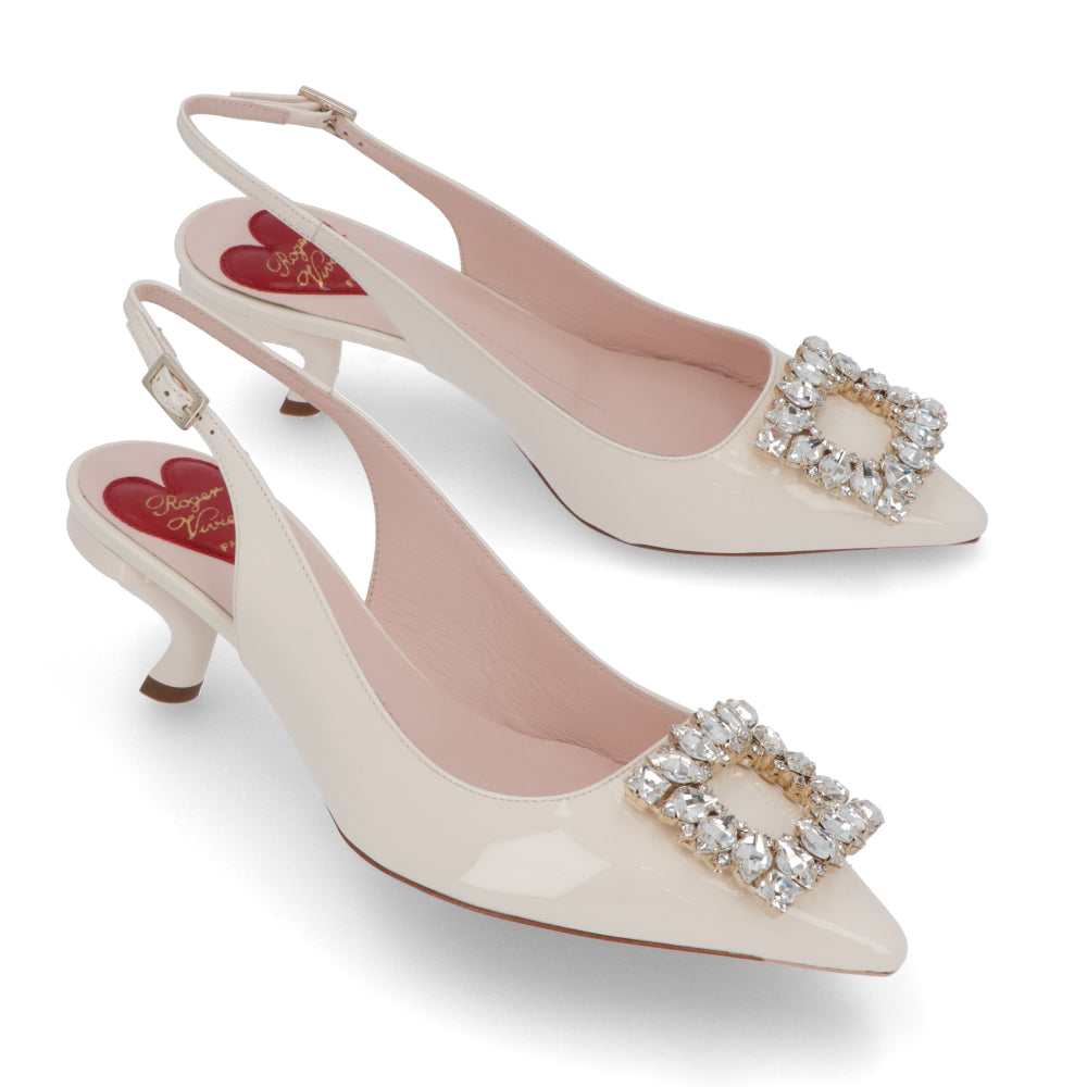 Roger Vivier パンプス ブラック クリーム ミュール RVW63834500D1P