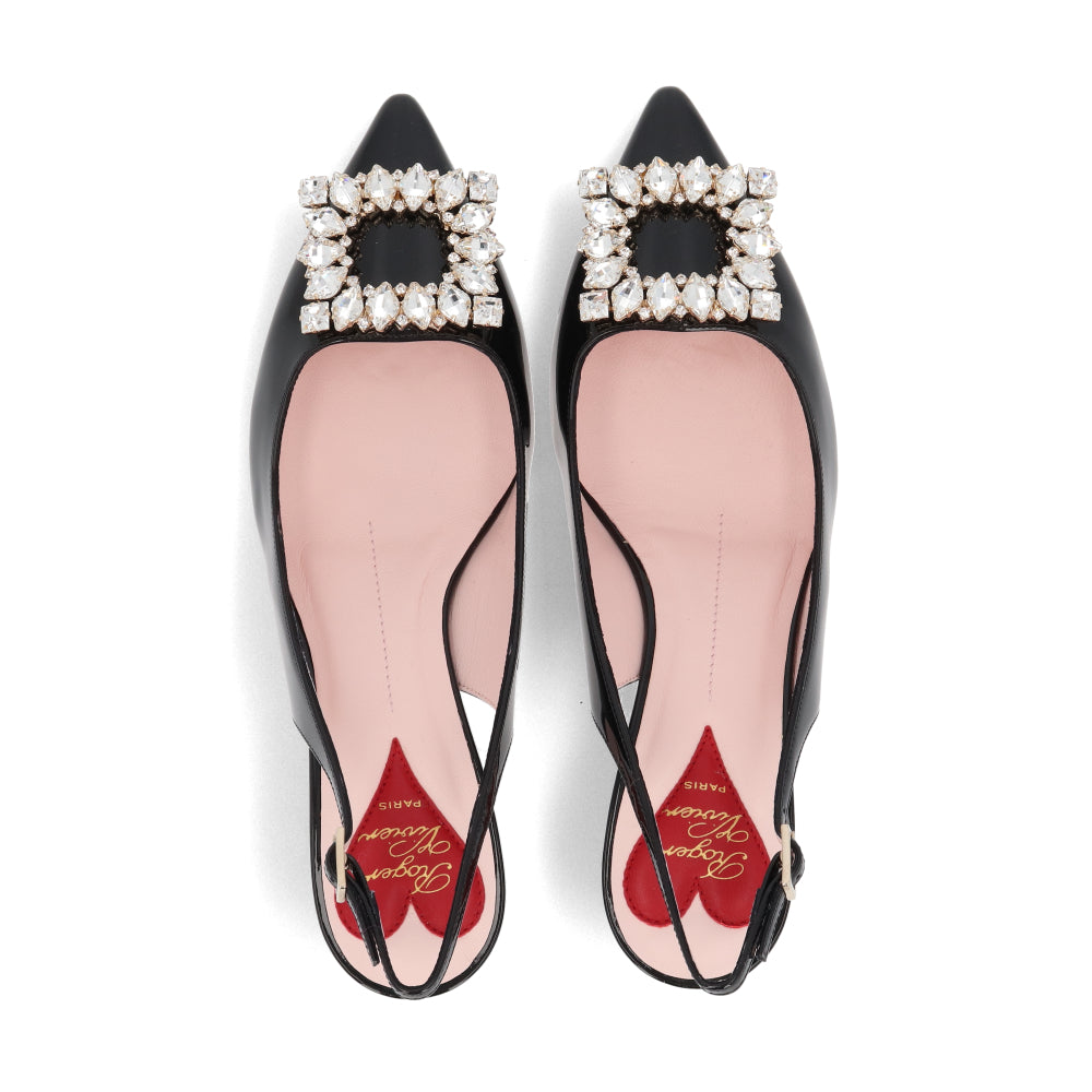 Roger Vivier ロジェ ヴィヴィエ パンプス ブラック クリーム ミュール RVW63834500D1P