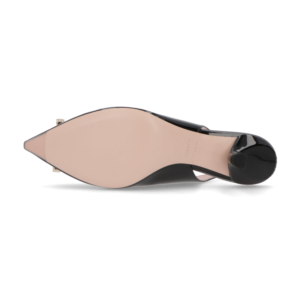 Roger Vivier ロジェ ヴィヴィエ パンプス ブラック クリーム ミュール RVW63834500D1P