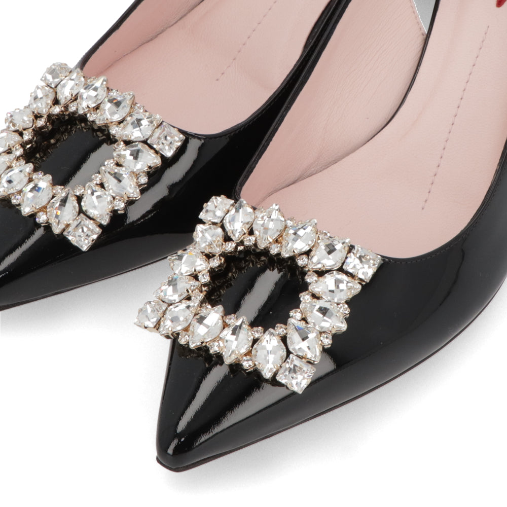Roger Vivier ロジェ ヴィヴィエ パンプス ブラック クリーム ミュール RVW63834500D1P