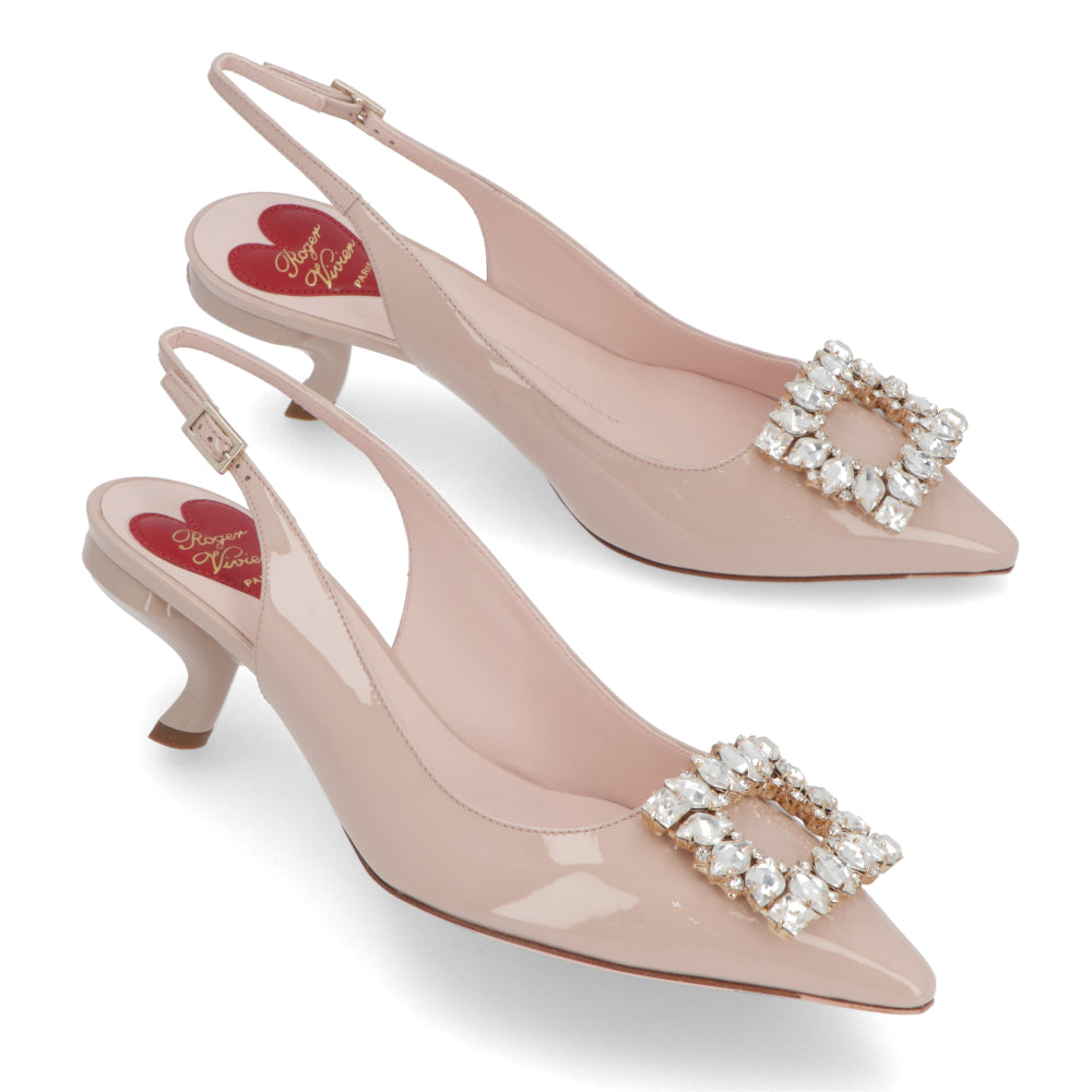 Roger Vivier ロジェ ヴィヴィエ パンプス ブラック クリーム ミュール RVW63834500D1P