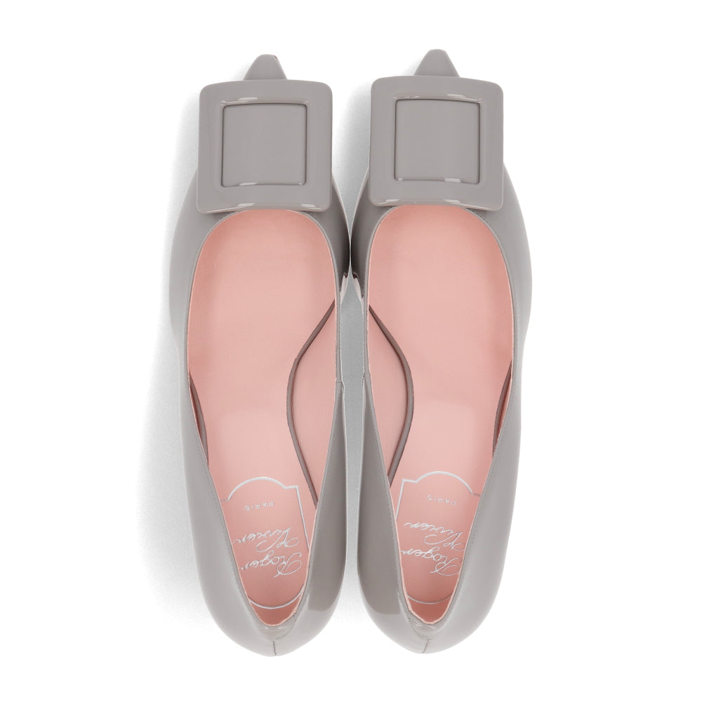 Roger Vivier ロジェ ヴィヴィエ パンプス グレー ブラック クリーム ポインテッドトゥ RVW61830690D1P