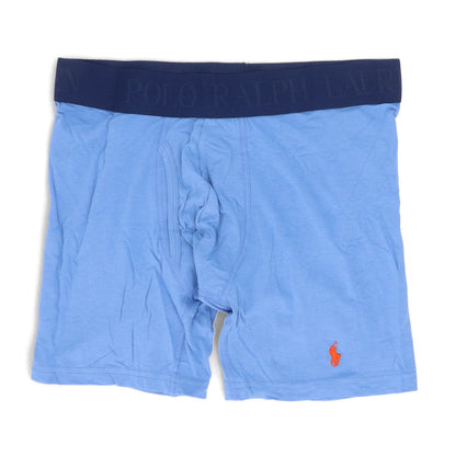 【新品】ラルフローレン Ralph Lauren 下着 パンツ メンズ ブラック ブルー コットン レーヨン ポリウレタン ロゴ 刺繍 ３枚セット シンプル ブリーフ ボクサーパンツ LFBBP3