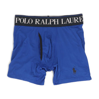 【新品】ラルフローレン Ralph Lauren 下着 パンツ メンズ ブラック マルチカラー ポリエステル エラスタン ロゴ プリント ３枚セット シンプル ブリーフ ボクサーパンツ LBBBP3